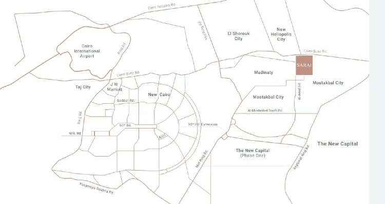 Sarai Compound location
