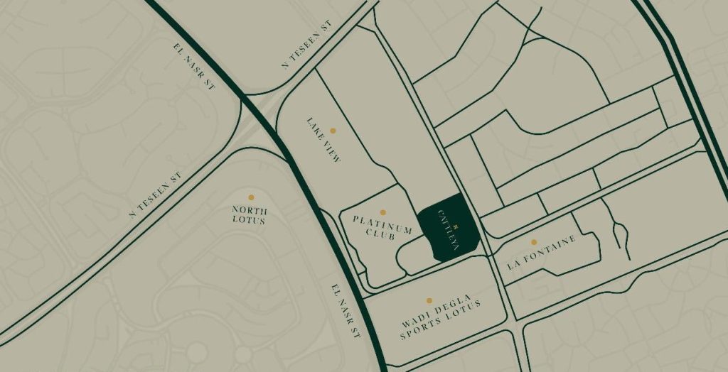 موقع كمبوند كتاليا القاهرة الجديدة ارابكو العقارية