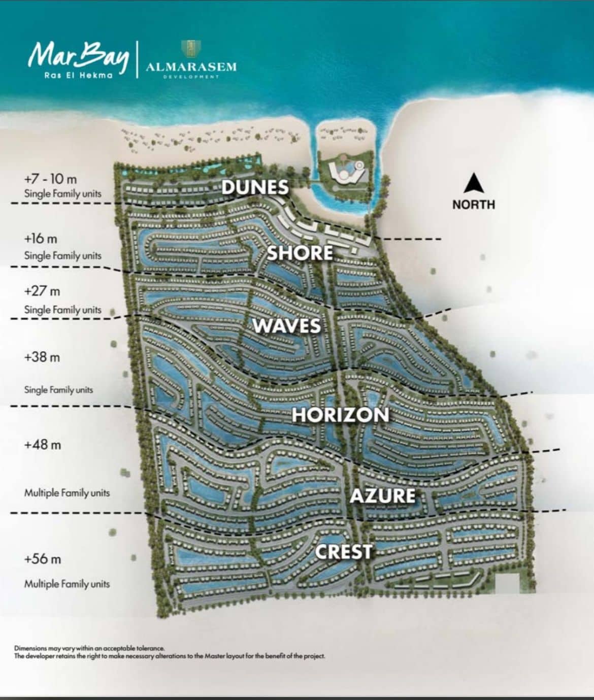 مار باي الساحل الشمالي Mar Bay Ras El Hikma الأسعار 2026 وخطة السداد