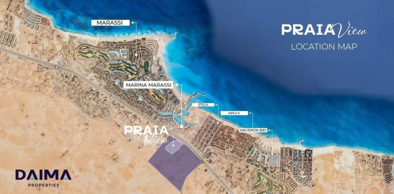 قرية برايا فيو الساحل الشمالي Praia View أسعار 2026 وأنظمة السداد وأفضل شاليهات سيدي عبد الرحمن