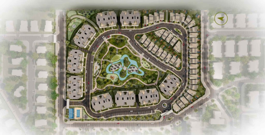 المخطط الرئيسي لمشروع روك جرين هليوبوليس الجديدة MASTER PLAN