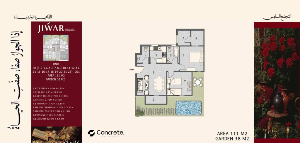 Jiَwar Residence Community جوار التجمع الخامس كونكريت