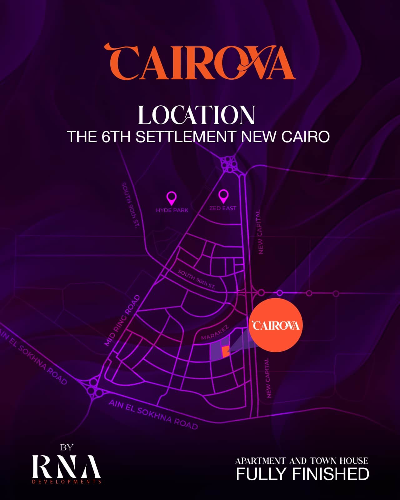 كمبوند كايروفا التجمع السادس Cairova Compound