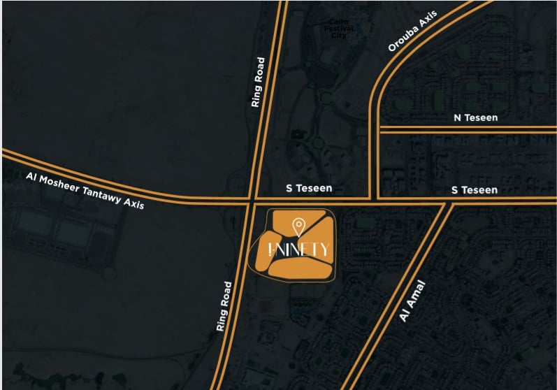 موقع مول واحد شارع التسعين - One 90 Mall Location