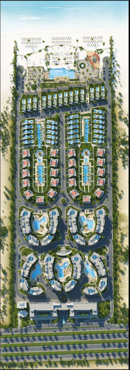 المخطط الرئيسي كيو باى الساحل الشمالي  Q Developments