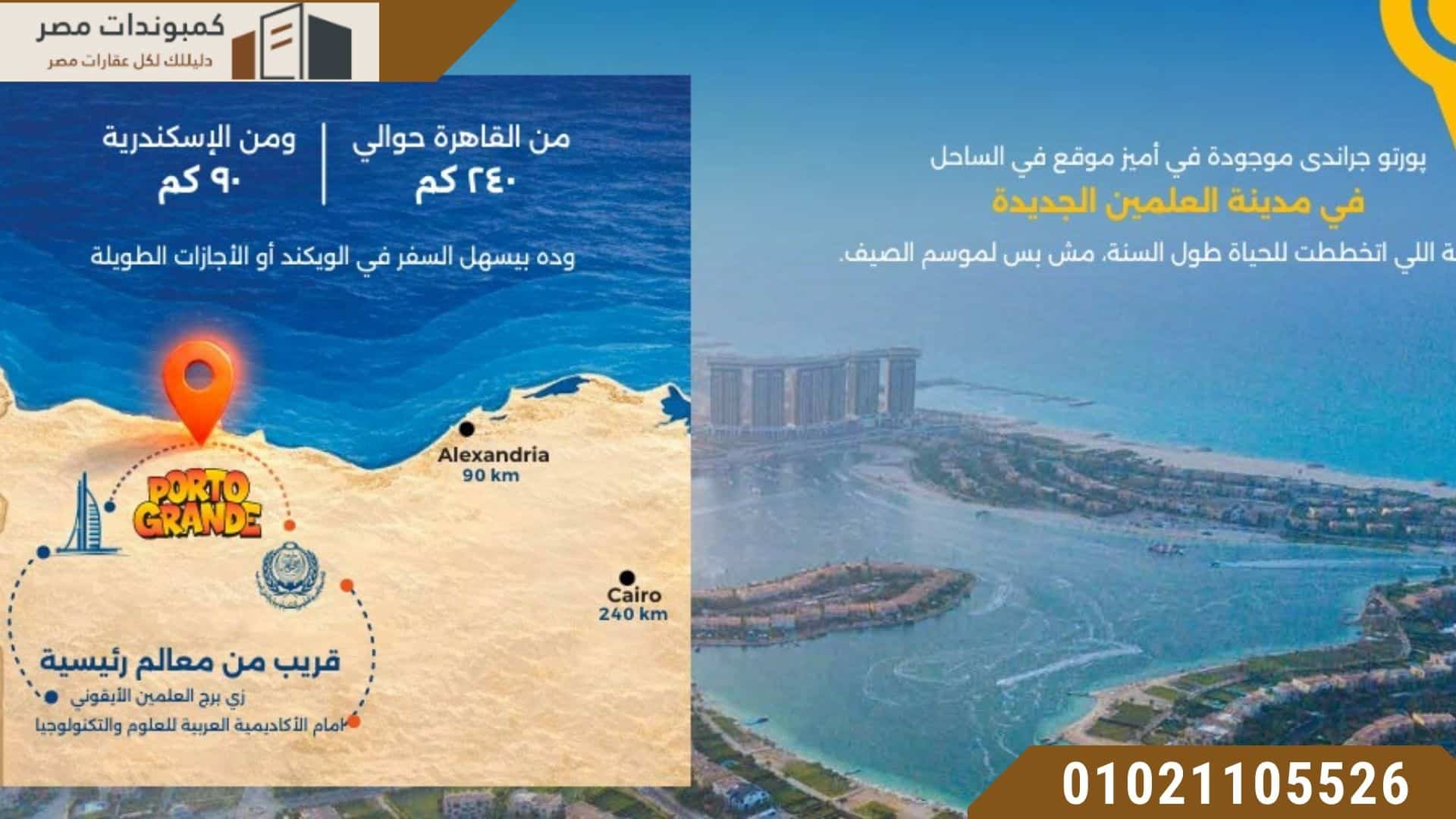بورتو جراندي العلمين الجديدة Porto Grande