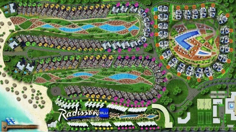 موقع ماليبو العين السخنة – لمشروع Malibu El Sokhna