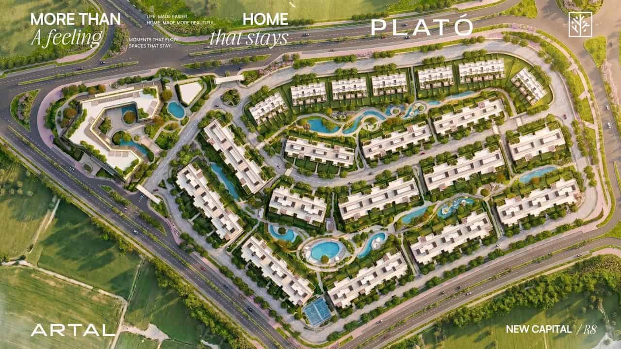موقع كمبوند بلاتو العاصمة الإدارية Plato New Capital