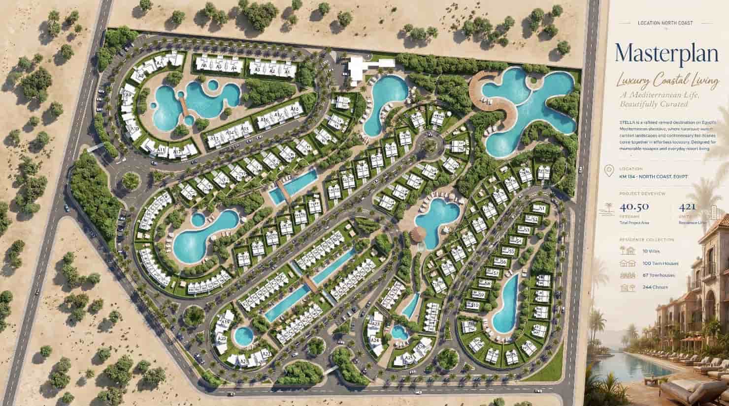 ماستر بلان موقع صيف الساحل الشمالي Sayf North Coast