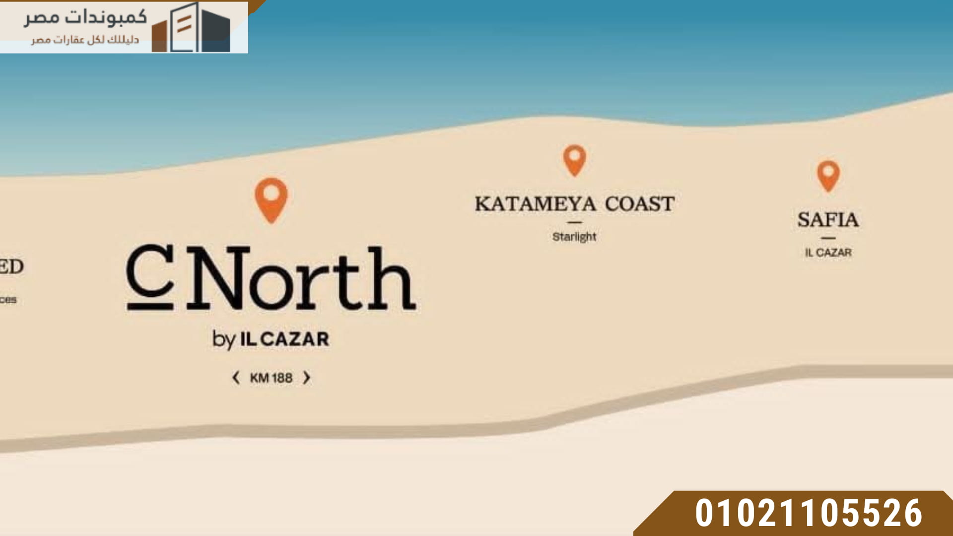 موقع مشروع C North راس الحكمة