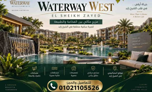 واتر واي ويست الشيخ زايد | Waterway West El Sheikh Zayed